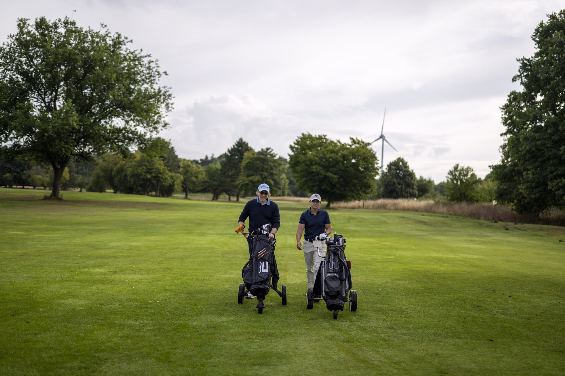 tehkat.unternehmensnachfolge dsc7985 Dirk Tekath und Michael H. gemeinsam beim Golfen